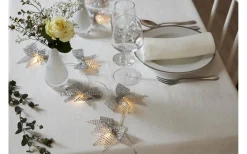 Inomhusdekorationer Batteri<Star Trading Bowie Batteridriven Ljusslinga 2,25m Silver