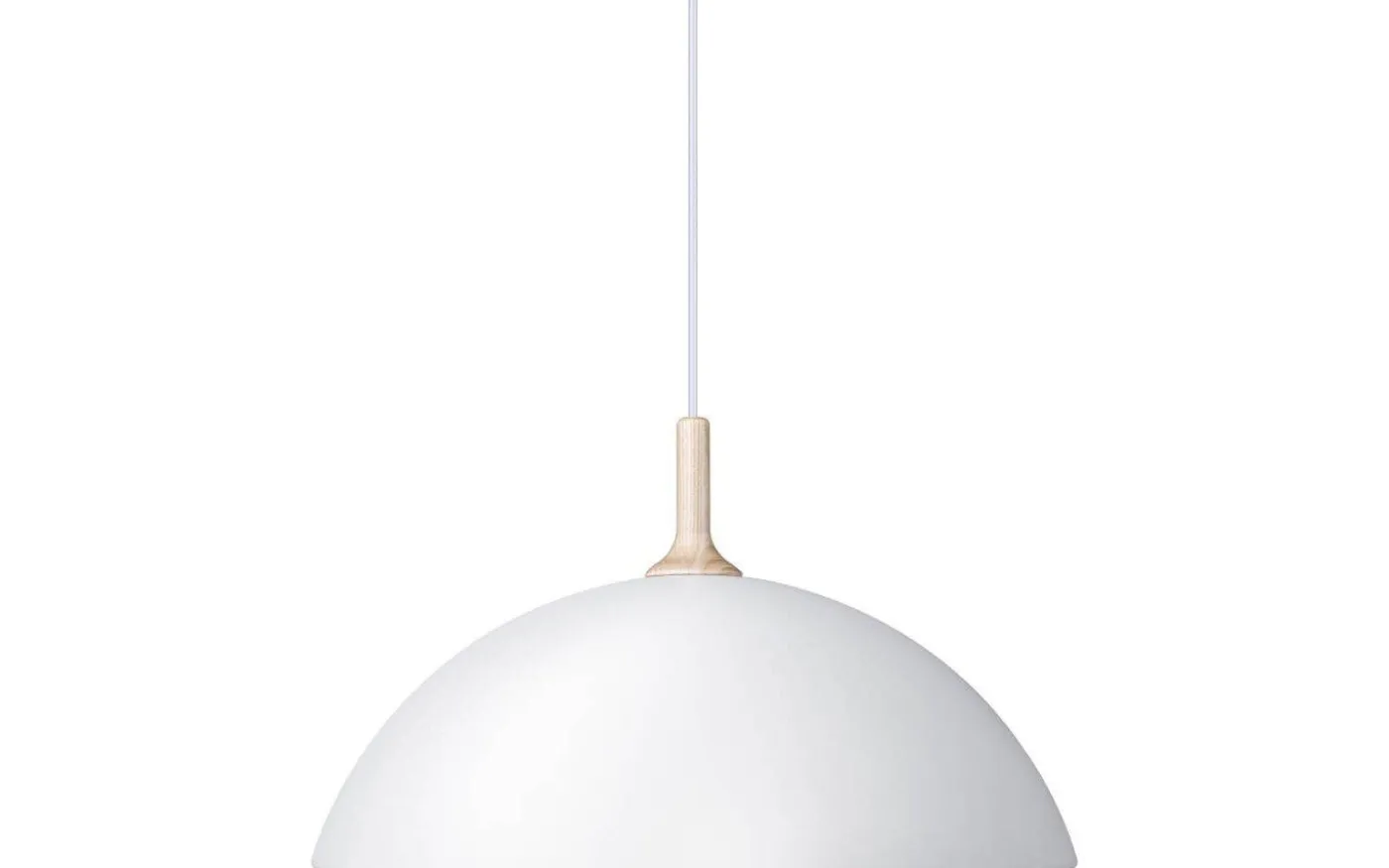 Bowl Taklampa 59cm Mattvit