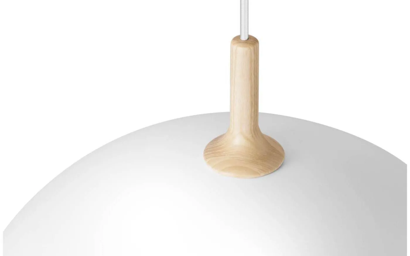 Bowl Taklampa 59cm Mattvit