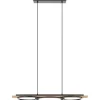 Eglo Boyal Taklampa 101cm LED 40W 3000K Svart/Trä* Avlånga Taklampor