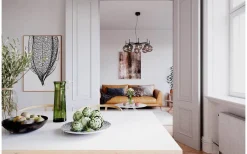 Boyle Taklampa Ø83cm Rökgrå