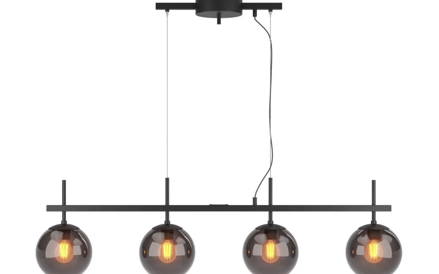 Boyle Taklampa 117cm Rökgrå