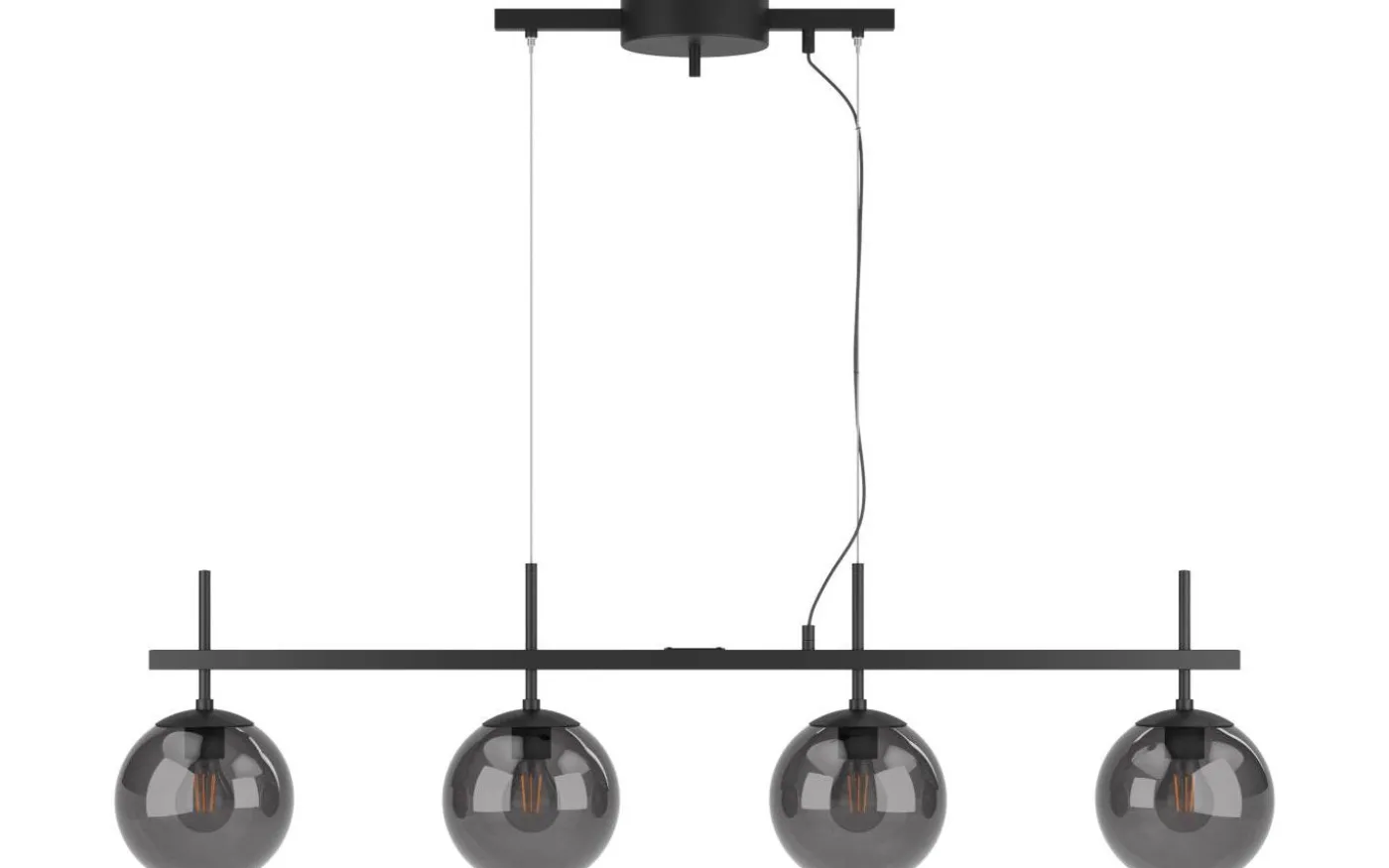Boyle Taklampa 117cm Rökgrå