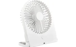 Takfläktar<Reality Breezy Bordsfläkt matt vit uppladdningsbar