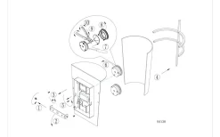 Breganzo Fasadlampa LED 3000K 2x2,5W Antracit IP44