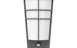 Vägglampor Utomhus<Eglo Breganzo Fasadlampa Rörelse LED 3000K 2x2,5W Antracit IP44