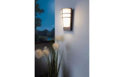 Vägglampor Utomhus<Eglo Breganzo Fasadlampa Rörelse LED 3000K 2x2,5W Antracit IP44