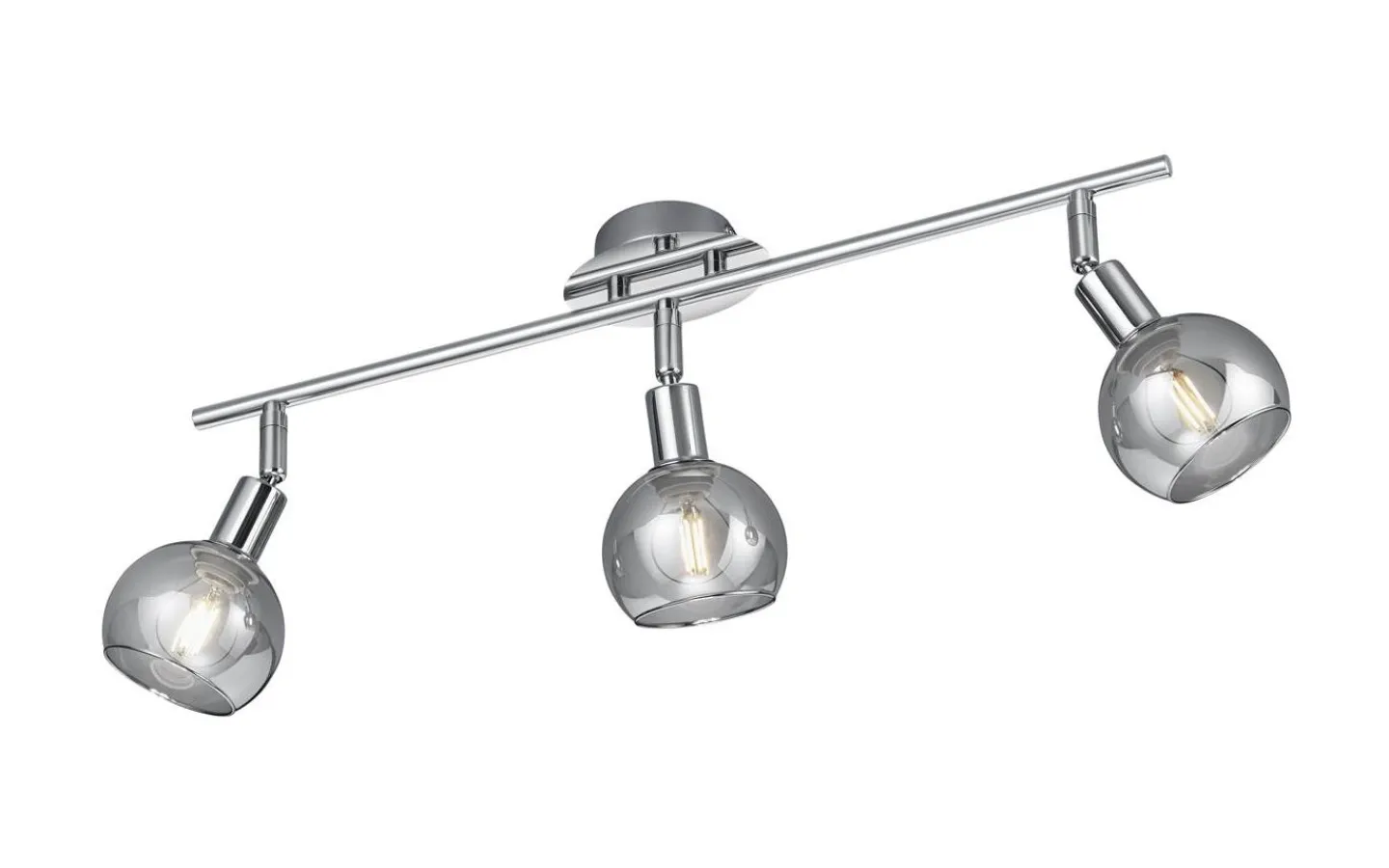 Reality Brest Spotlight 3-delad E14 krom* Avlånga Takspotlights|Takspot Med 3 Lampor