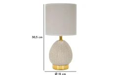 Mauro Ferretti Brezza Bordslampa 30,5cm Grå* Bordslampor
