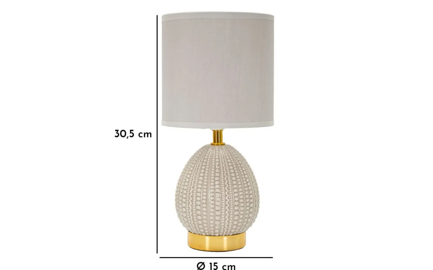 Mauro Ferretti Brezza Bordslampa 30,5cm Grå* Bordslampor