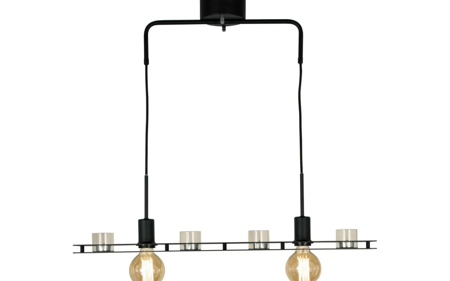 Avlånga Taklampor<Aneta Bricka Taklampa 78cm Svart