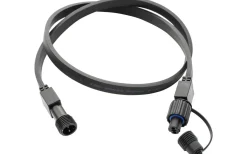 Bright Light Förlängningskabel 1m Svart IP44