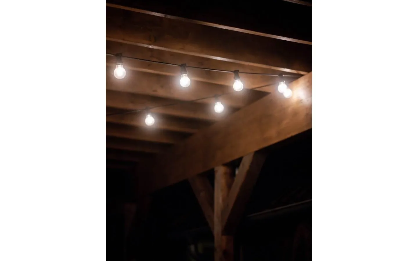 PR Home Bright Light Ljusslinga ADD-ON 4,9m utan ljuskällor Svart IP44* Partyslingor Utomhus 230V|Partyslingor Utomhus 230V