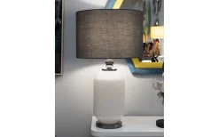 Mauro Ferretti Brighty Bordslampa 65cm Vit/Grå* Bordslampor