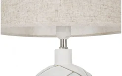 Mauro Ferretti Brillante Bordslampa 60cm Vit/Beige* Bordslampor