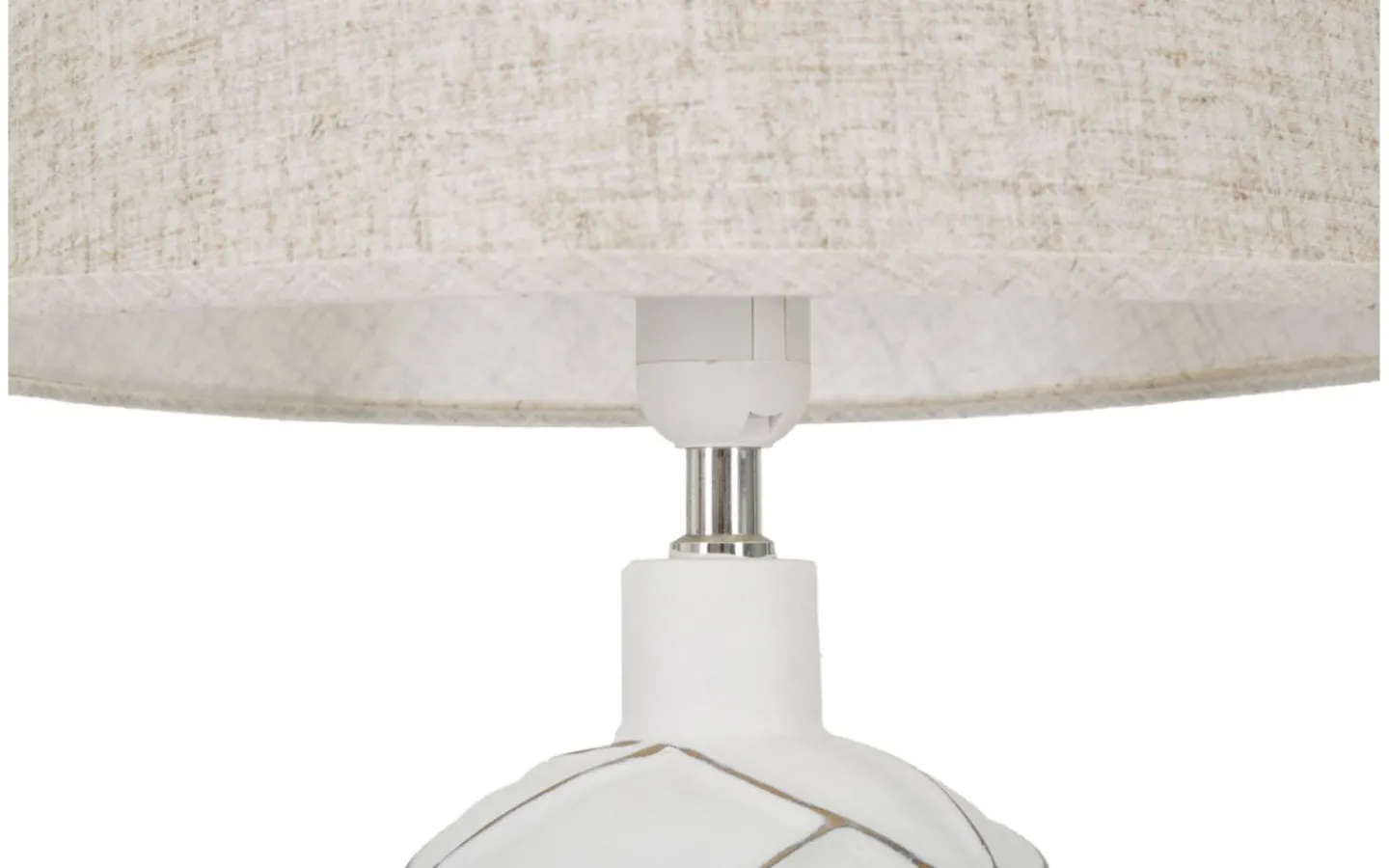 Mauro Ferretti Brillante Bordslampa 60cm Vit/Beige* Bordslampor