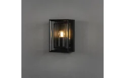 Brindisi Vägglykta 20cm Svart IP54