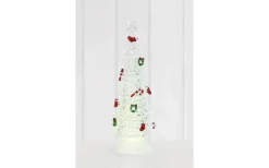 Bro Batteridriven Bordsdekoration Julgran 35cm Vit