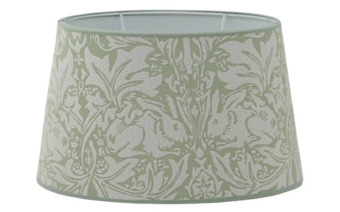 Hallbergs Brother Rabbit Oval Lampskärm 25cm Sage William Morris* Ovala Lampskärmar