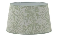 Hallbergs Brother Rabbit Oval Lampskärm 20cm Sage William Morris* Ovala Lampskärmar