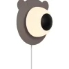 Bruna Bear Vägglampa Brun