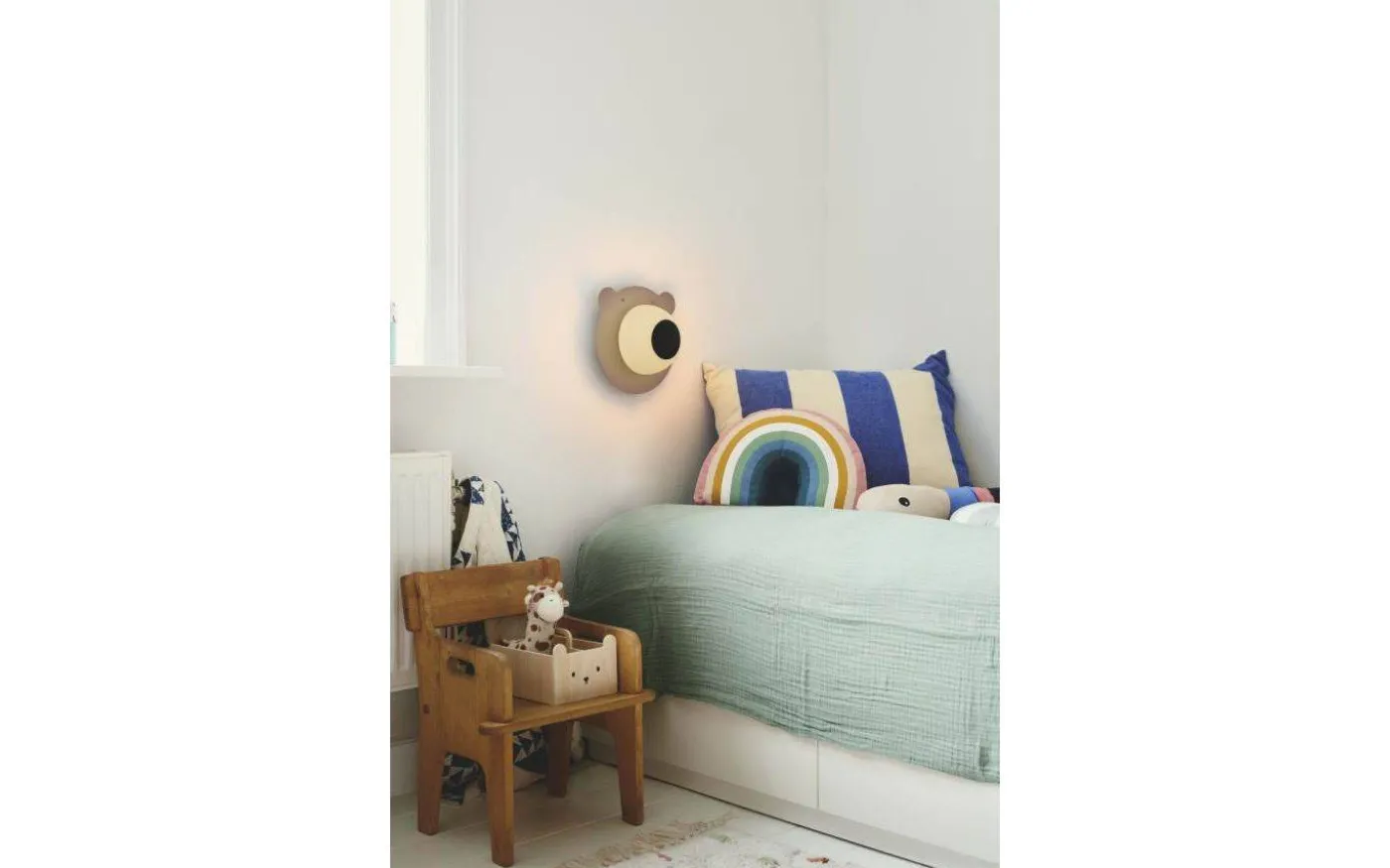 Bruna Bear Vägglampa Brun