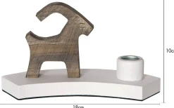 Julpynt Inomhus<Star Trading Bruse Ljusstake Brun