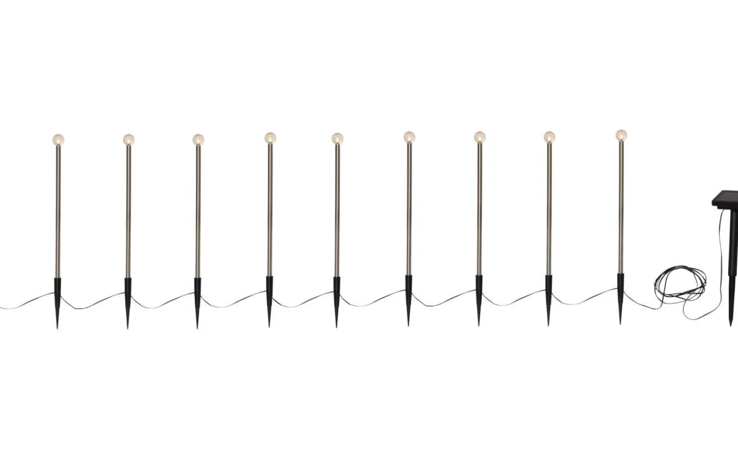 Star Trading Bubbly 10-Pin Solcellslampa 30cm* Solcellslampor Stig & Mark|Batterier Till Solcellslampor