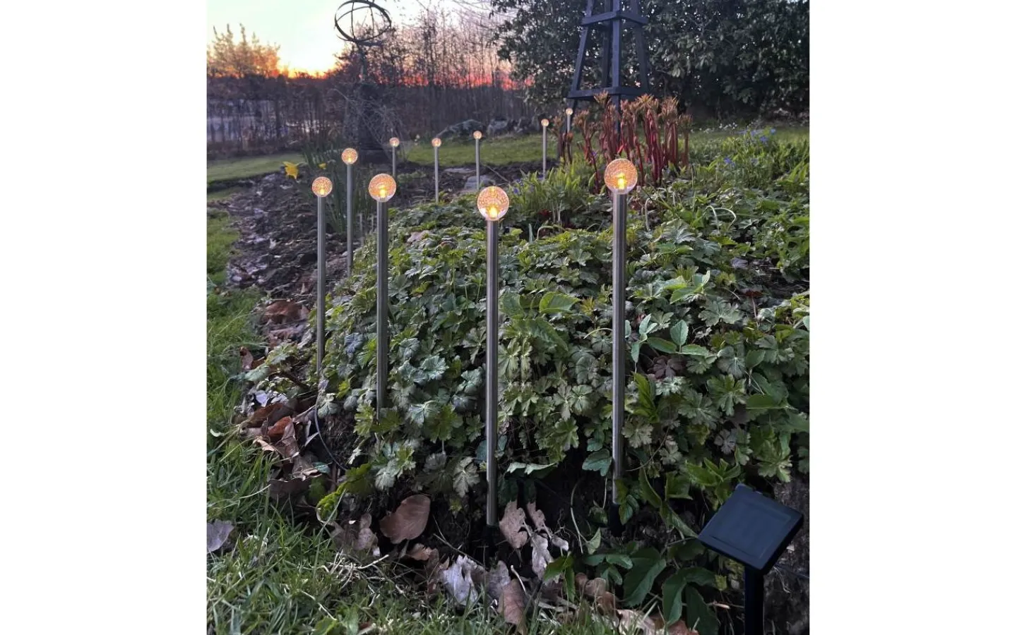 Star Trading Bubbly 10-Pin Solcellslampa 30cm* Solcellslampor Stig & Mark|Batterier Till Solcellslampor