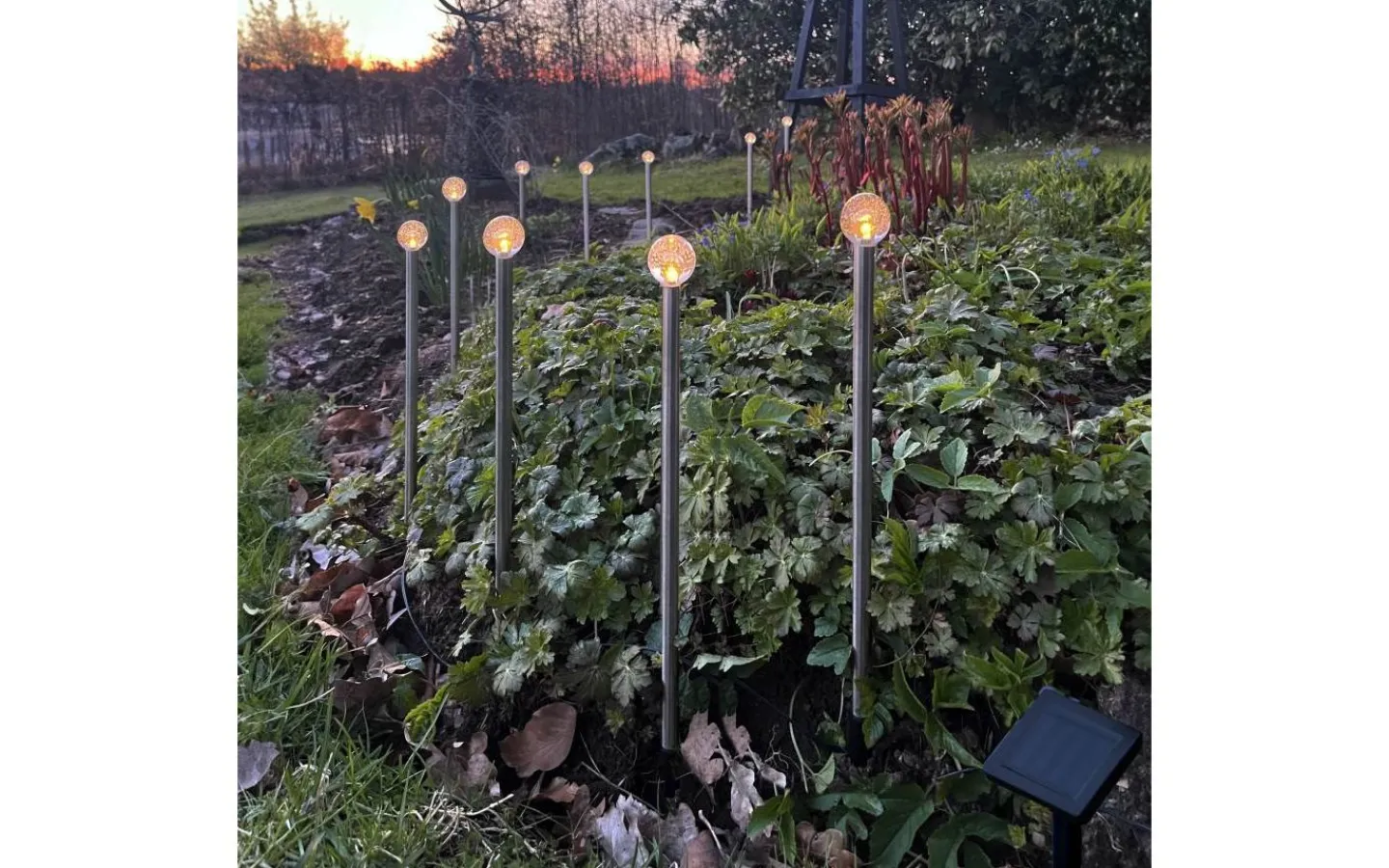 Star Trading Bubbly 10-Pin Solcellslampa 30cm* Solcellslampor Stig & Mark|Batterier Till Solcellslampor