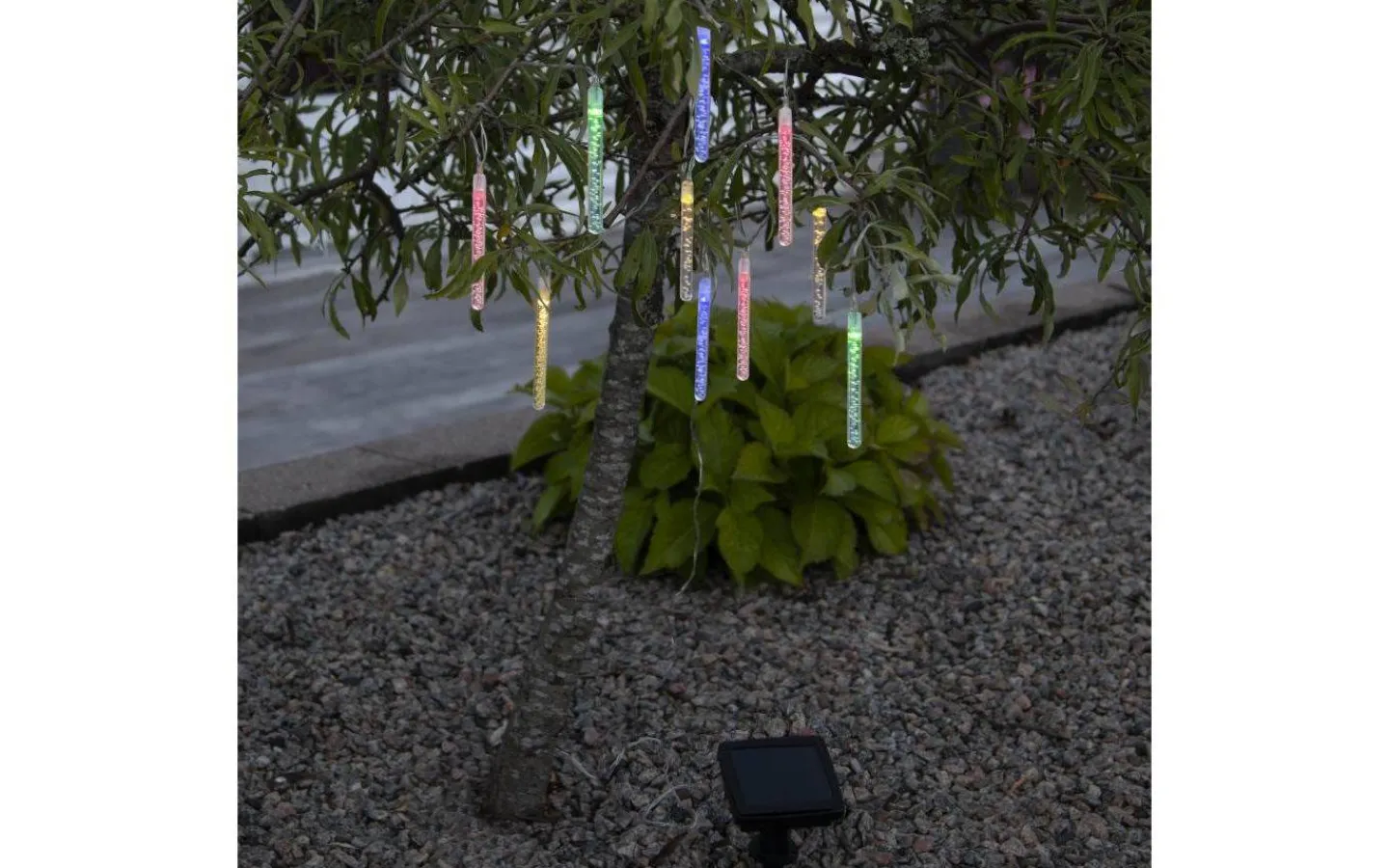 Solcellslampor Dekoration|Visa Alla Solcellslampor<Star Trading Bubbly Solcellslampa Ljusslinga 180cm Multifärgad