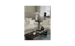 Vardagsrum|Sovrum<Hallbergs Bullet Lampfot 58cm Vit