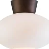 Badrum|Hall & Trappa<Belid Bullo Plafond 27cm Oxid/Opal