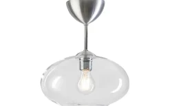 Badrum|Hall & Trappa<Belid Bullo Taklampa Aluminium/Klar