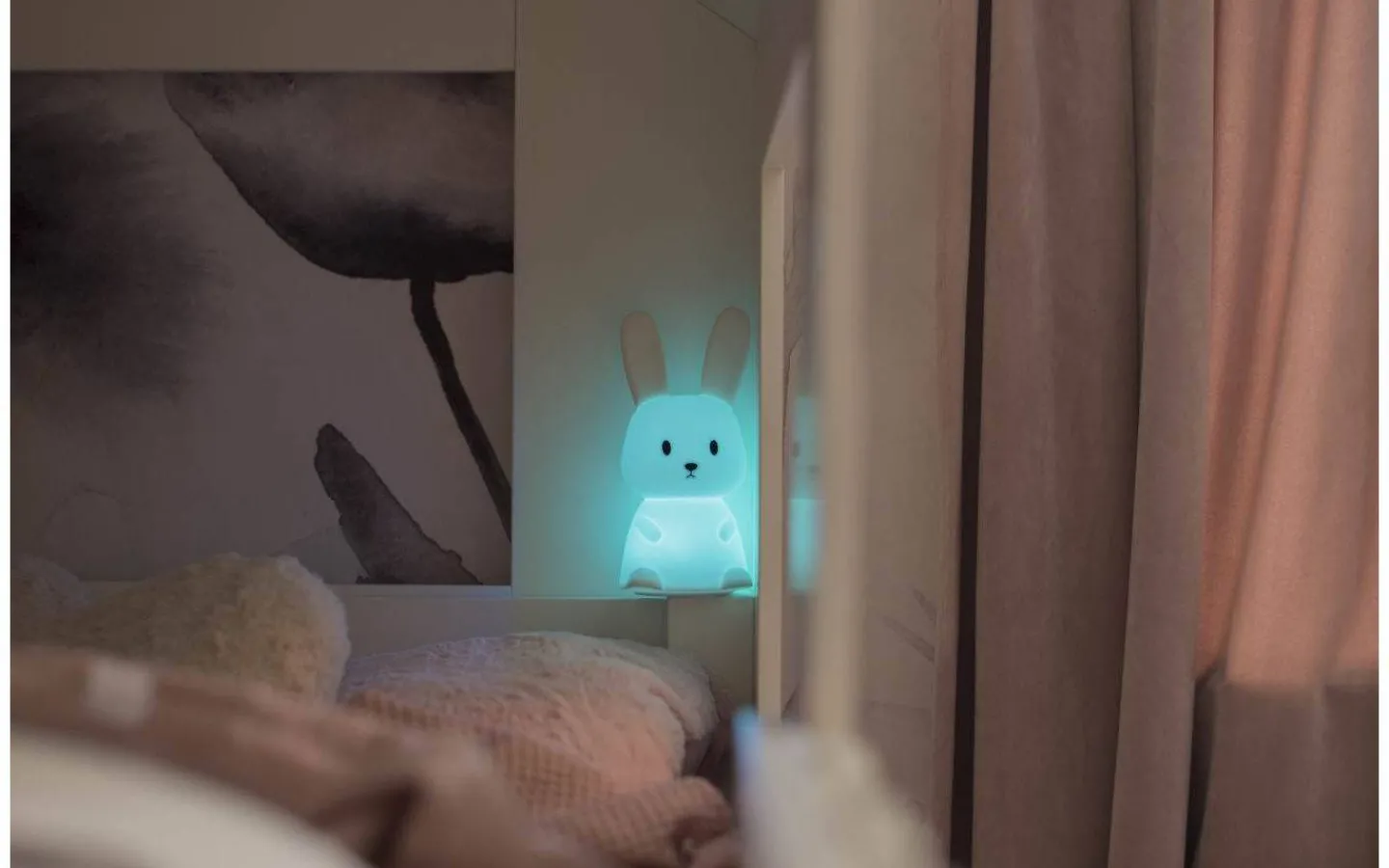 Nattlampor<Star Trading Bunny Batteridriven Nattlampa Multi