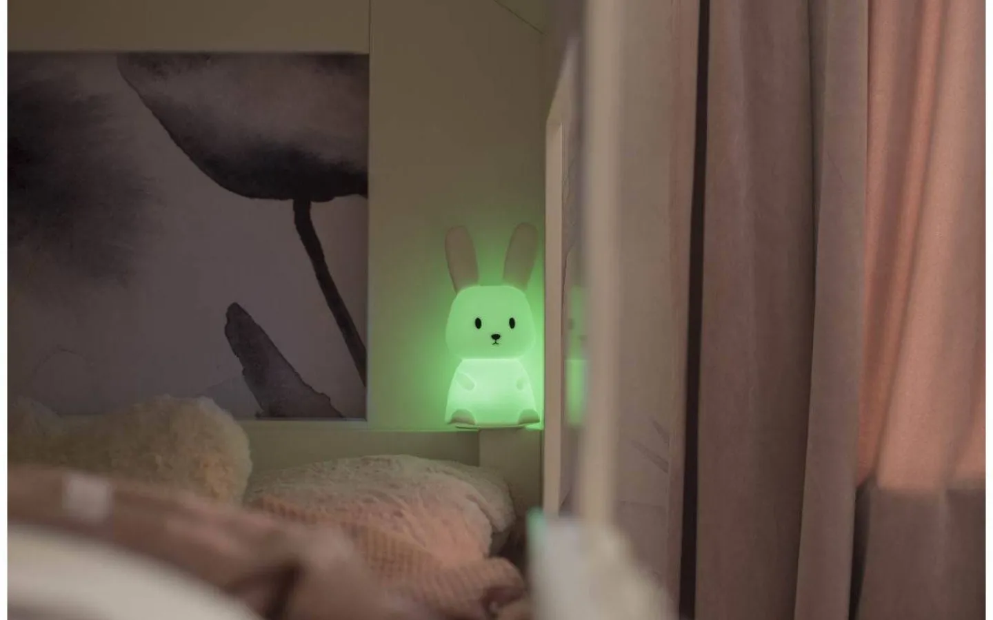 Nattlampor<Star Trading Bunny Batteridriven Nattlampa Multi