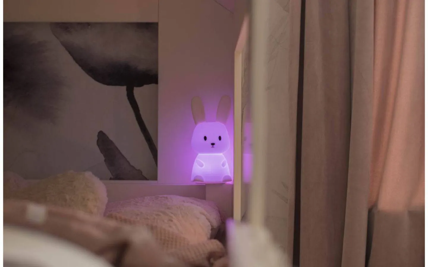 Nattlampor<Star Trading Bunny Batteridriven Nattlampa Multi