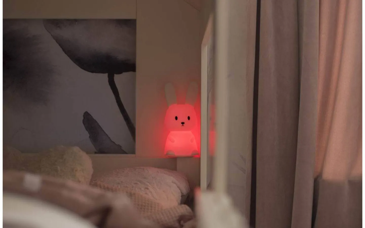 Nattlampor<Star Trading Bunny Batteridriven Nattlampa Multi