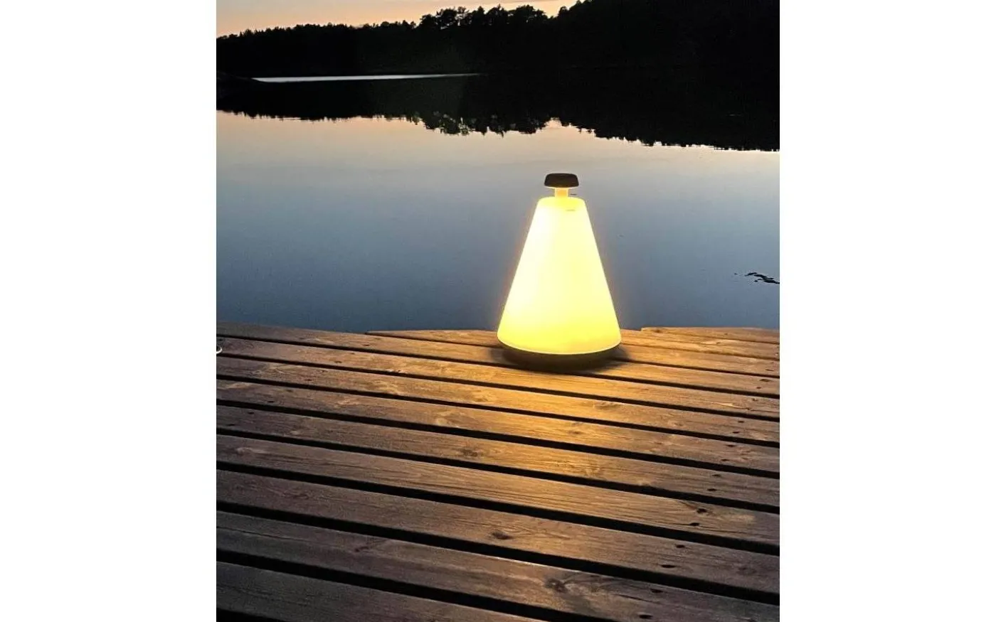 Buoy Uppladdningsbar Golvlampa 36cm LED 4W 3000K Grå IP44