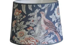 Hallbergs Burdett Lampskärm Ø35cm Blå Laura Ashley* Mönstrade Lampskärmar
