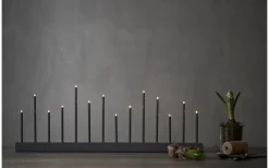 Visa Alla Adventsljusstakar|Adventsljusstakar 0-30 Cm<Star Trading Buzz Adventsljusstake 27cm Grafit