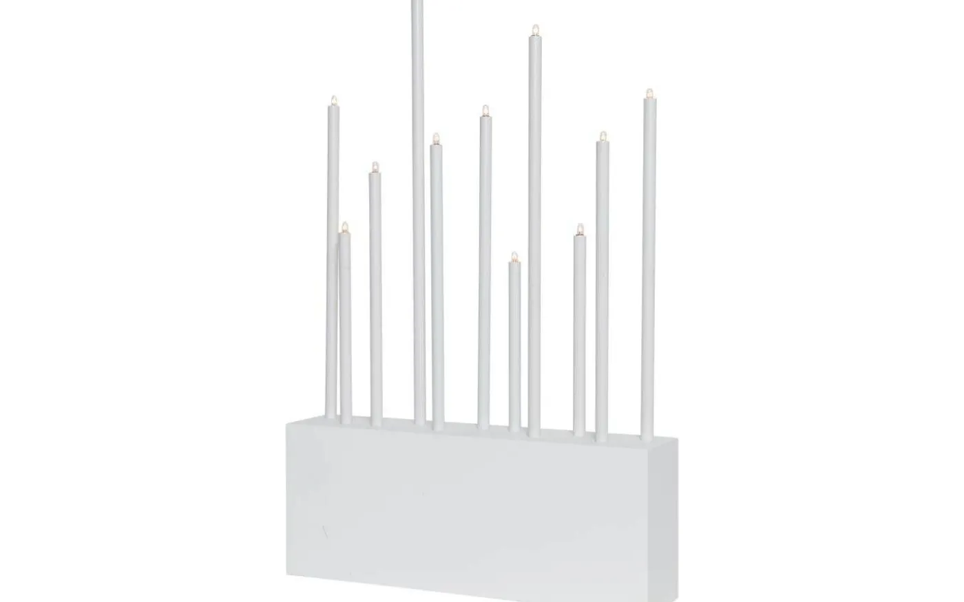 Buzz Adventsljusstake 43cm Vit