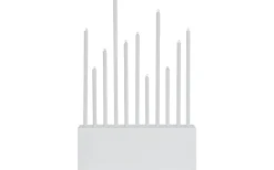 Buzz Adventsljusstake 43cm Vit