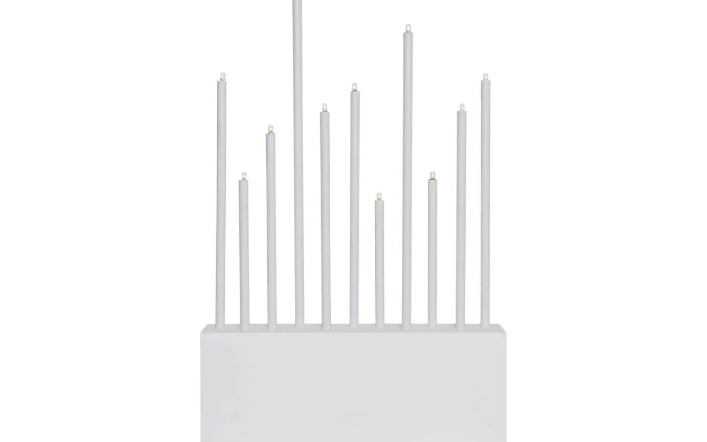 Buzz Adventsljusstake 43cm Vit