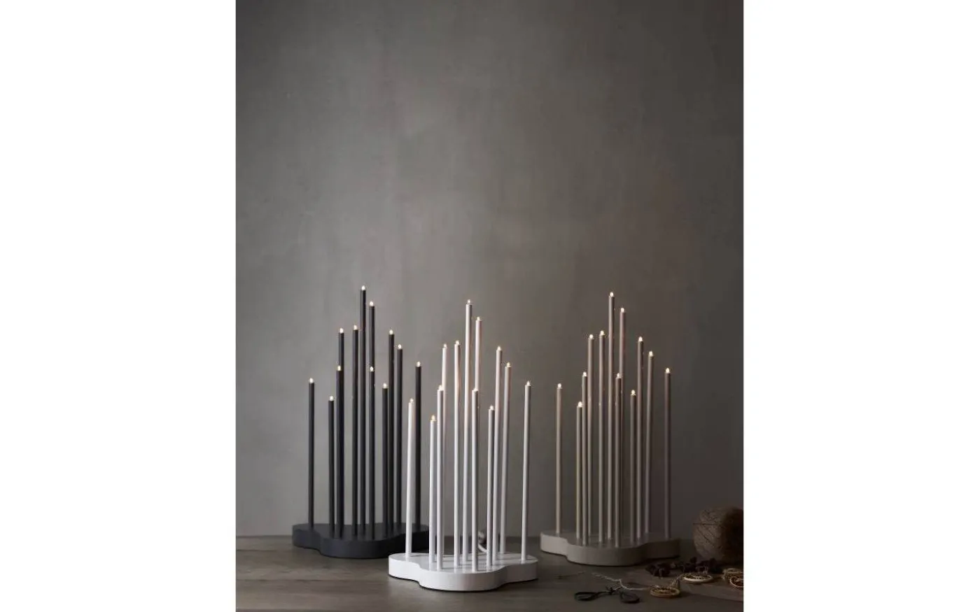 Buzz Adventsljusstake 43cm Grafit