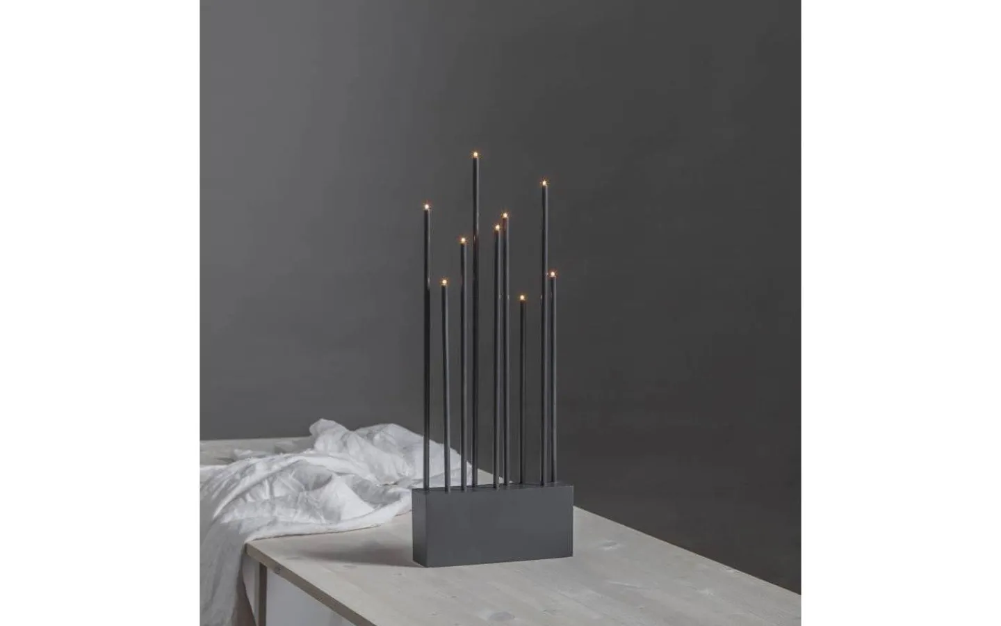 Visa Alla Adventsljusstakar|Adventsljusstakar 31-60 Cm<Star Trading Buzz Adventssljusstake 60cm Grå