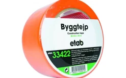 Byggtejp, Orange, Bredd 50 mm