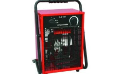 Värme- & Takfläktar,Eltempr<Malmbergs Byggvärmefläkt, 3,3kW, 230V, Röd, IP44