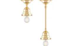 Badrumslampor Tak<Karlskrona Lampfabrik Byström 80 - Mässing Badrum IP24