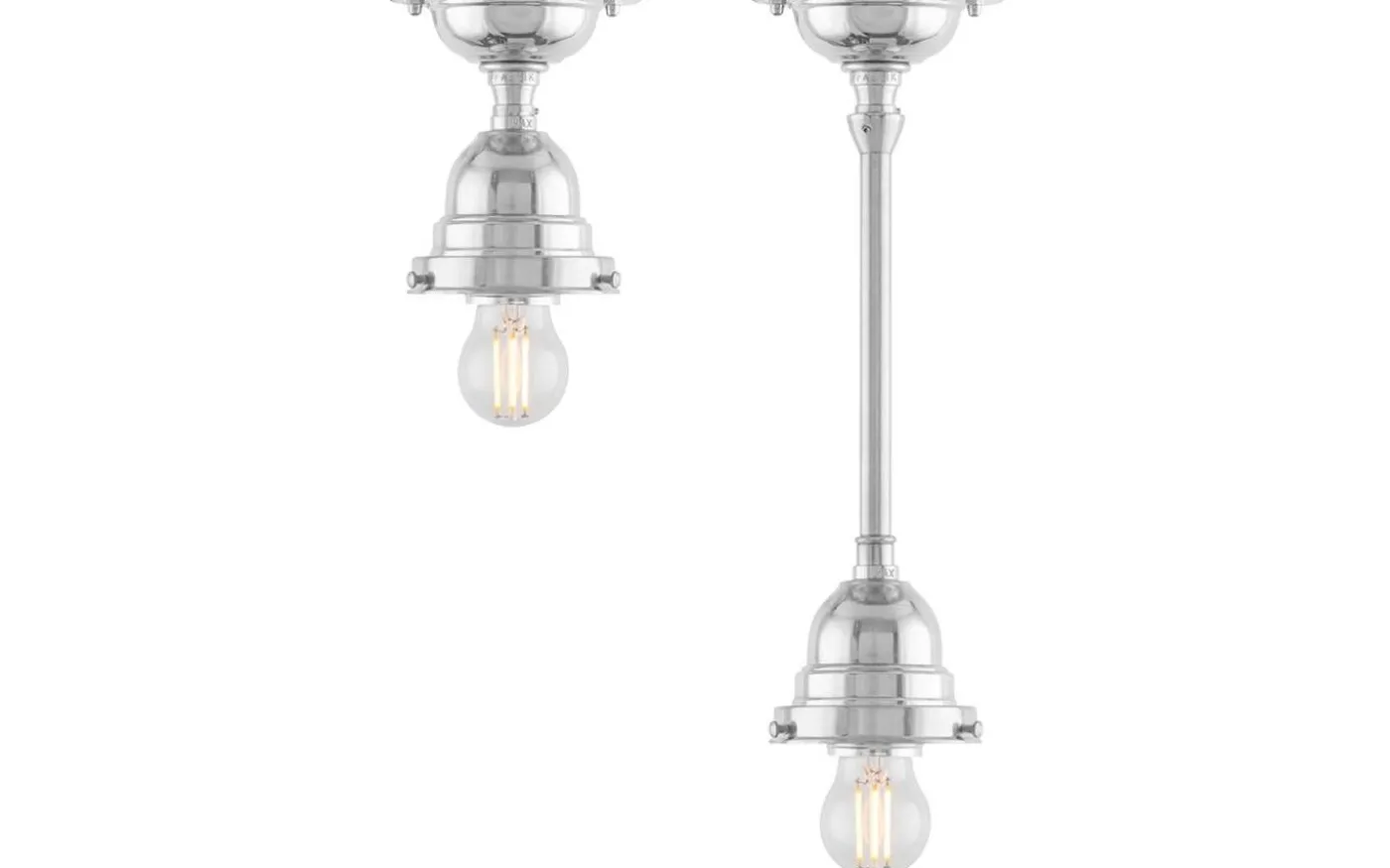 Byström - Rörpendel 80 - Förnicklad